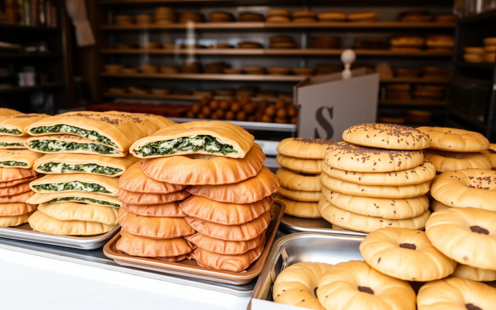 Fresh savory pastries and araisy at our bakery & deli counter
